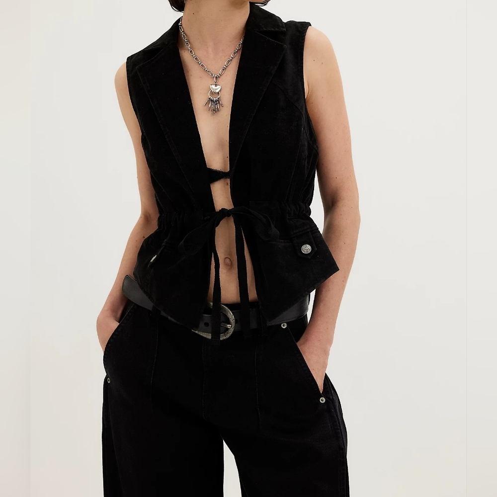 Free People Juno Vest/Black